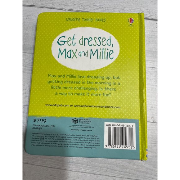 Get Dressed Max And Millie‎ Usborne Toddler Books By Felicity Brooks - Picture 12 of 12